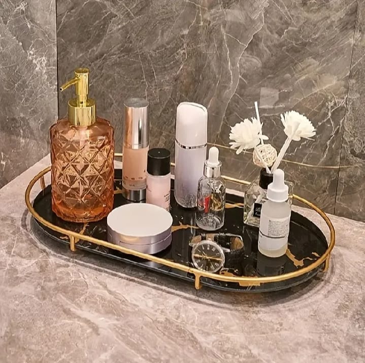 3-Tier Makeup Storage Rack & Cosmetic Organizer