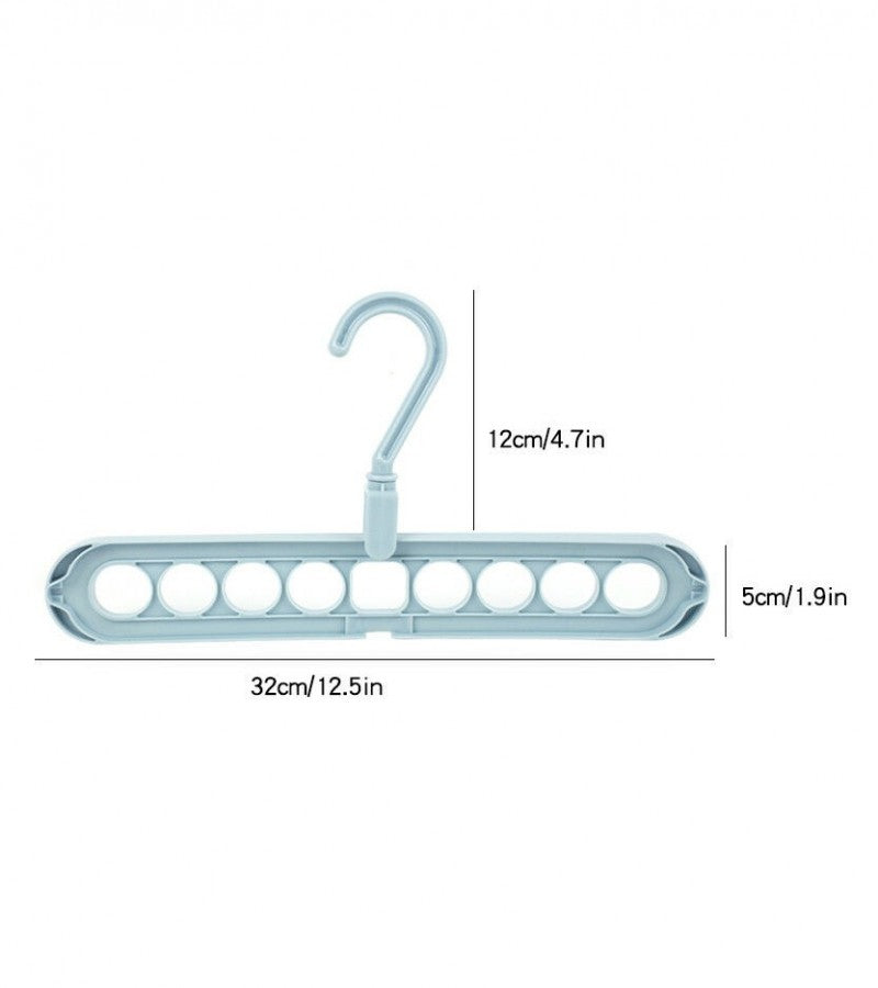360° 9-Hole Rotating Clothes Hanger