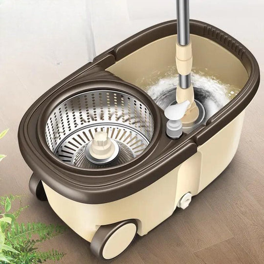 360° Rotating Microfiber Floor Cleaner with Bucket
