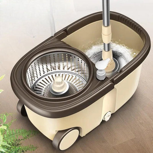 360° Rotating Microfiber Floor Cleaner with Bucket