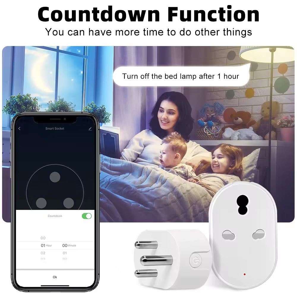 16A Smart WiFi Plug Socket
