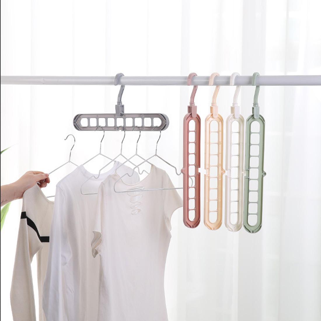 360° 9-Hole Rotating Clothes Hanger