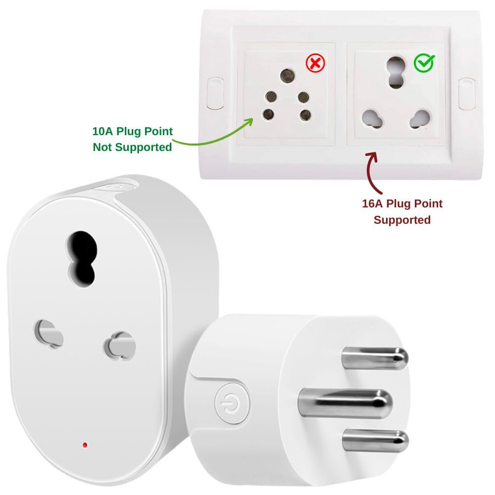 16A Smart WiFi Plug Socket