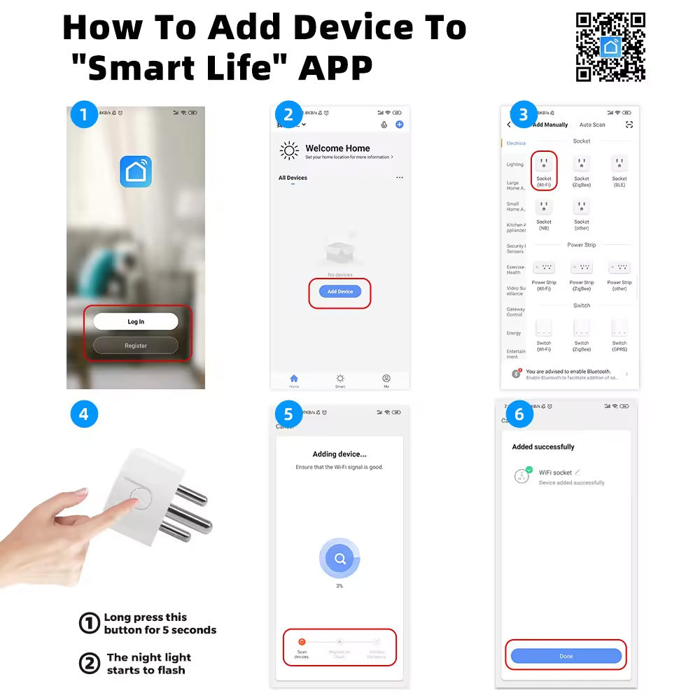 16A Smart WiFi Plug Socket